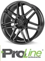 4x ProLine PFR Forged 10,5X21 5/112 ET19 Black matt
