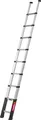 Telesteps PrimeLine Teleskop-Anlegeleiter, Anlegeleiter 3 m, Leiter aus Alu