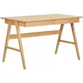 Schreibtisch Sheslay Hellbraun 120 Cm 70 Cm Mit Stauraum