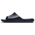 NIKE Victori One Shower Slide Badelatschen Blau 42,5 - Schwarz - 42,5