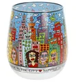 Goebel James Rizzi Windlicht summer in the City 26103461 Glas mundgeblasen