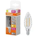 OSRAM E14 LED Superstar Classic BW 25 FILAMENT gedrehte Kerzen Lampe klar dimmbar 1,8W wie 25W warmweißes Licht