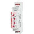 RELPOL RPC-1WT-UNI - Zeitrelais, Impulsüberwachung 8 Zeitbereiche 1 Wechsler 12V bis 240V AC/DC