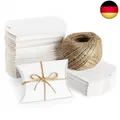 ABSOFINE 100 STK. Weiß Süßigkeiten Karton Hochzeit Gastgeschenke Geschenkboxen 7