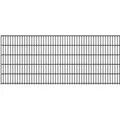Doppelstabmatte 6/5/6 mm Anthrazit 250 cm x 103 cm