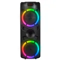 Bluetooth Party Lautsprecher 2x200W LED Mikrofon Karaoke Akku - Denver BPS-459