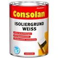 Consolan Isoliergrund Weiß 0,75 l Außen Sperrgrund Grundierung Holzgrund Deckend