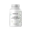 Nutri + Arginin Citrullin Kapseln - 360 Caps hochdosiert + vegan - 3000 mg L-Citrullin Malat + L-Arginin Base - Premiumqualität ohne + Zusätze