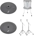 Efnote Expansion Pack 3 13" Floor Tom Pad 18" China Becken Pads Galgen Ständer