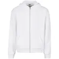 URBAN CLASSICS Strickpullover Urban Classics Fluffy Zip Cardigan (1-tlg) weiß XL (54/56)