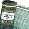 Schattiernetz – Sonnenschutz für Gewächshäuser und Pflanzen – 60% / 3 m / grün