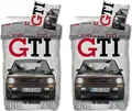 VW Golf 1 GTI - Partner-Bettwäsche, Doppelbett, 135x200 & 80x80