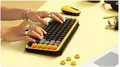 Logitech POP Keys Wireless Mechanical Keyboard With Emoji Keys - Mini - Kabellos - RF Wireless + Blueto