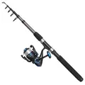 DAM Fishing Spinnrute DAM SET FULL TECH TELE SPINNING COMBO - 4 Größen wählbar, Modernes Design 2,4 m