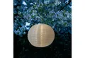 MARELIDA LED Lampion Solar Gartenlampion D: 40cm Party Balkon Terrasse Laterne Sensor weiß, LED Classic, warmweiß (2100K bis 3000K)