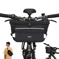 Lenkertasche Fahrrad Schwarz  Lasse  2 in 1 Fahrradtasche & Umhängetasche  Bi...