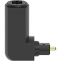 Hama ODT-Adapter, Toslink-Stecker - Toslink-Kupplung, vergoldet, 90° (Winkeladapter) (00205177)