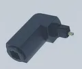Audio-Verbindungskabel/Adapter Toslink 90° ODT-Adapter A1