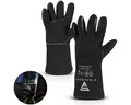 STAHLWERK Arbeitshandschuhe Schweißerschutzhandschuhe extra robuste (Set, 1-St., Einzelartikel) feuerbeständig, robust, strapazierfähig und abriebfest