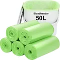 Aievrgad 50 Stk Biomülltüten 50L 13 Gallonen Kom