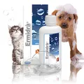 ICF | Ermidra Hundeshampoo zur Linderung von juckender Haut | Sprödes Fell entwirren | Entfernt schlechte Gerüche | Hundeshampoo und Conditioner für Haustiere mit empfindlicher Haut 250 ml