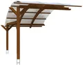 Skanholz Einzelcarport Schwaben Erweiterung, BxT: 299x630 cm, 263 cm Einfahrtshöhe, Erweiterung, 299 x 630 cm
