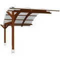 Skan Holz Erweiterung für Carport Schwaben 299 x 630 cm Nuss