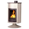 HS FLAMINGO Kaminofen MASTERFLAMME Grande II - schwarz - Creme