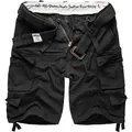 Surplus Division Shorts, schwarz, Größe 4XL für Männer