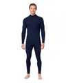 DANISH ENDURANCE Merino Thermo-Unterwäsche Set für Extreme Kälte, Winter & Ski Unterwäsche, für Herren, Dunkles Marineblau, S