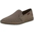 Rieker Espadrille Slipper, Strandschuh, Sommerschuh mit Stretcheinsätzen braun 45 EU
