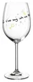 LEONARDO Glas PRESENTE, Weinglas, Goldgelb, Schwarz, 460 ml, Glas, Spülmaschinengeeignet