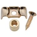 Musiclily Pro Gold 16mm Vintage Steel Guitar Bass String Guide Retainer Tree