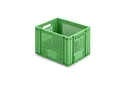 PROREGAL CHEFGASTRO Eurobehälter Obst- und Gemüsekasten | HxBxT 27,2x30x40cm | 26 Liter | Grün | Obst-Gemüsekiste, Obstkorb, Transportbox