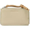 Marc O'Polo Leder Kartenhalter Zip Wallet Jonesboro Cream beige - Beige