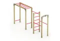 Wickey Klettergerüst Fit Base 810 – Gartentrainingsgerät mit Klimmzugfunktion & Sprossen, (Kraftstation, Fitnessstation, Sportgeräte für zuhause, Workout, Krafttraining, Gymtower, Fitnessturm, Fördert Kraft, Gleichgewicht, Koordination & Familienzeit), extrem witterungsbeständig mit 5 Jahren Garantie*
