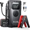 Buture KFZ Batterieladegerät, Auto Starthilfe Powerbank mit Luftkompressor, 150PSI 4000A (alle Benziner/10 l Diesel),BETA06