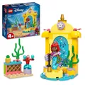 LEGO ǀ Disney Princess Ariel’s Music Stage, Buildable Toy for Kids, with a Minidoll Character and Sebastian Animal Figure, Fun Gift Idea for TV Show Fans, 4 Plus Year Old Girls and Boys 43235