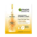 GARNIER Skin Active Fresh Mix Mask Tissu Feuchtigkeitsmaske mit Vitamin C