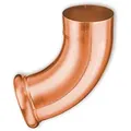 Rohrbogen 72° Grömo mit Wulst, Kupfer, verschiedene Größen (Ausführung: Ø 87mm)