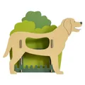 WERKHAUS Hundegarderobe Labrador | aus Holz | Geschenkidee