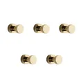 Gold Handtuchhaken 5 Stück Rostfreies Metall Wandhaken Self Adhesive or Wall ...