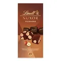 Lindt Schokolade NUXOR Feinherb | 103 g Beutel | Feinherbe Gianduja Schokolade mit ganzen, gerösteten Haselnüssen | Pralinen-Geschenk | Schokoladengeschenk