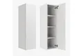 Platan Room Hängeschrank Wandschrank 105/ 160cm hoch mit Fronten in Hochglanz