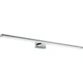 PANDELLA 1 Wand-/Deckenleuchte Lampe Beleuchtung - L78 x H4 x AL12 cm - chrom, silber - 14W inkl. - IP44 - Silber