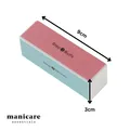 Nagelpflegefeile Manicare 4-stufig Polierblock für Hochglanz Maniküre Werkzeug