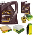 MANN-FILTER Inspektionspaket MANNOL 7L Diesel TDI 5W-30 für BMW X3 xDrive35i