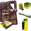 MANN-FILTER Inspektionspaket MANNOL 6L Diesel TDI 5W-30 für BMW X1 xDrive20i