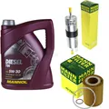 Motor-Öl 5L MANNOL Diesel TDI 5W-30+MANN-FILTER Filterpaket für BMW 1er F20 116i
