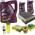 MANN-FILTER Inspektionspaket MANNOL 7L Diesel TDI 5W-30 für BMW 4 Cabriolet